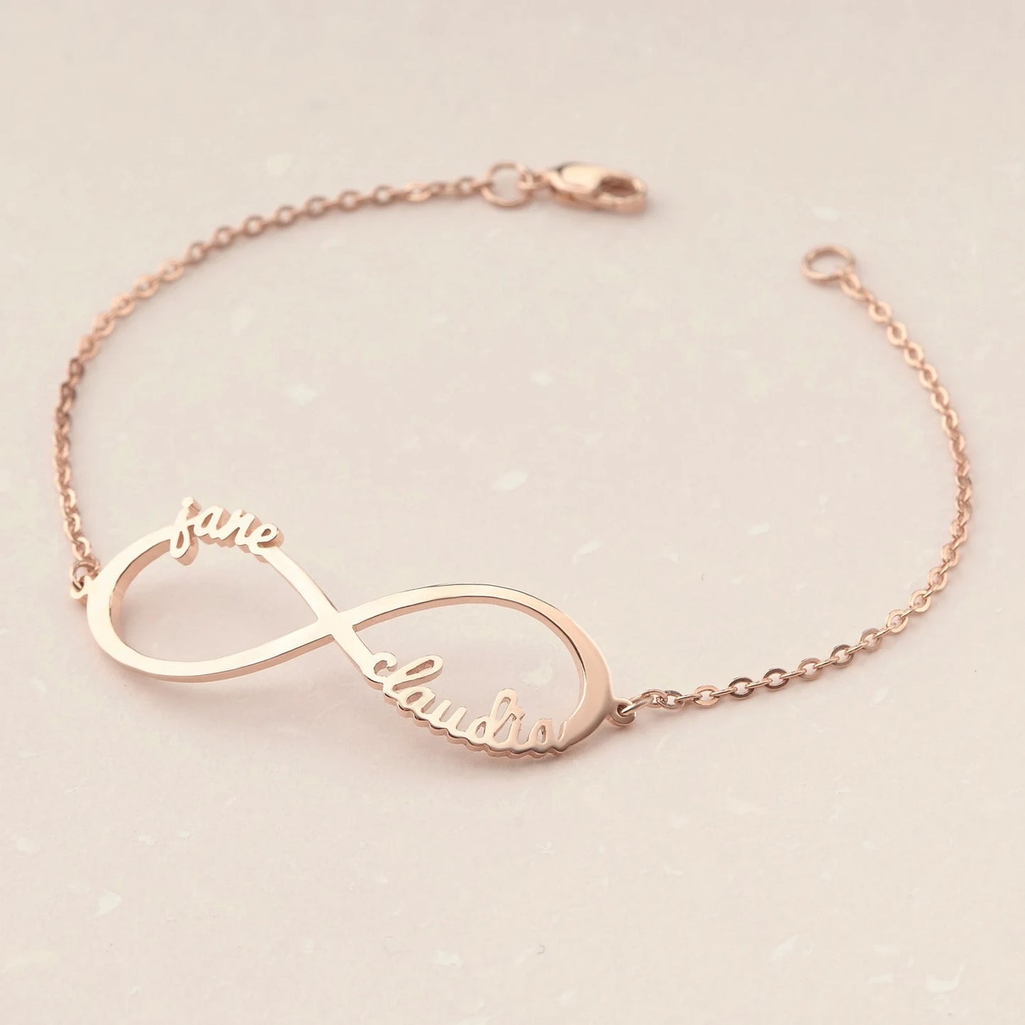 Infinity Bracelet With Up to 4 Names