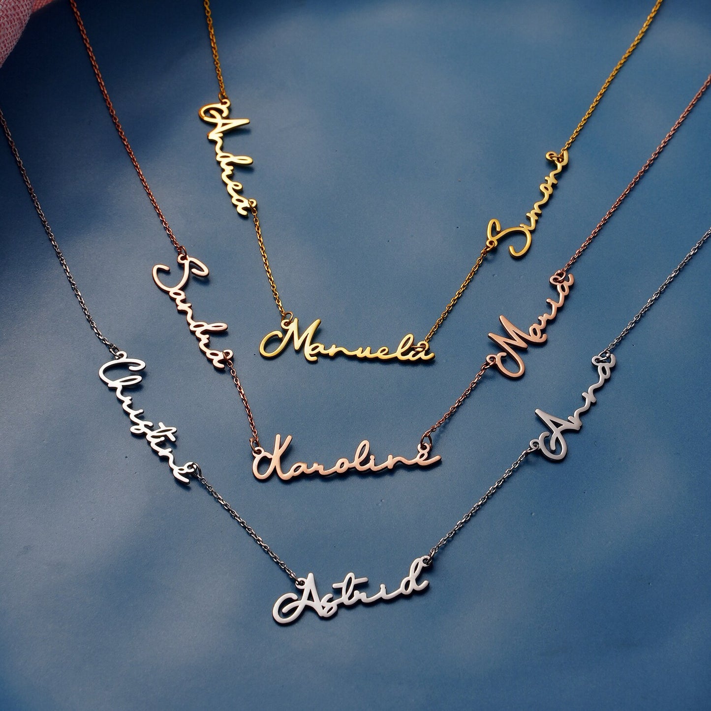 Multiple Name Necklace